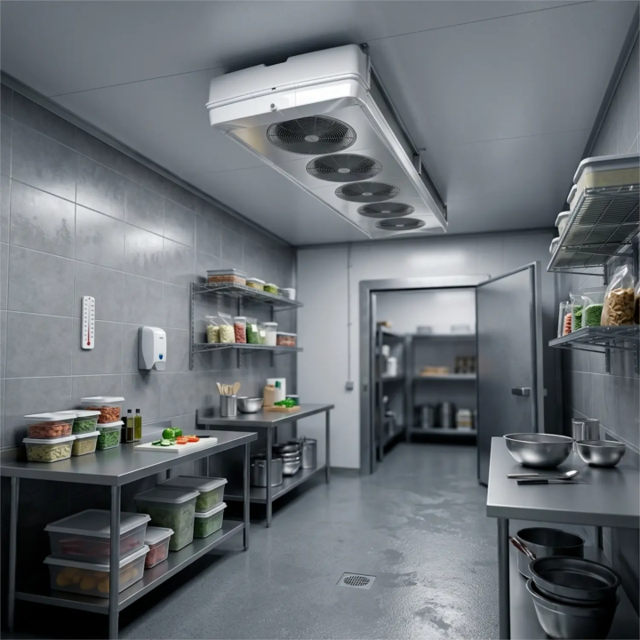 Évaporateur plafonnier double flux Friga-Bohn NTAM9R5-EC - Mono 230V - R449A/R448A/R134a 2