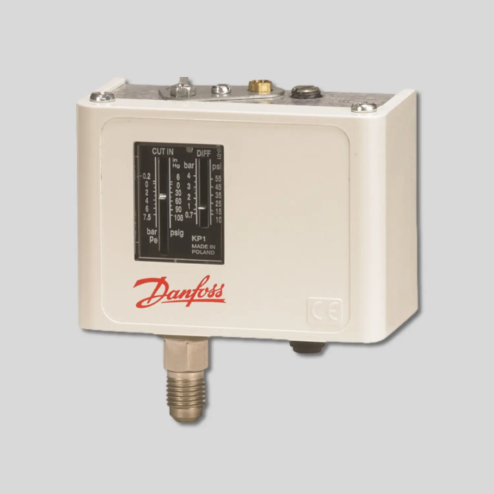 Pressostat Haute Pression Danfoss KP5 060-1171 - Raccord 1/4 SAE - Réarm. Auto
