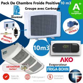 Pack Chambre Froide 10m³ Silencieux | Tecumseh Wintsys & Friga-Bohn