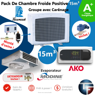 Pack Chambre Froide 15m³ Silencieux | Tecumseh Wintsys & Friga-Bohn