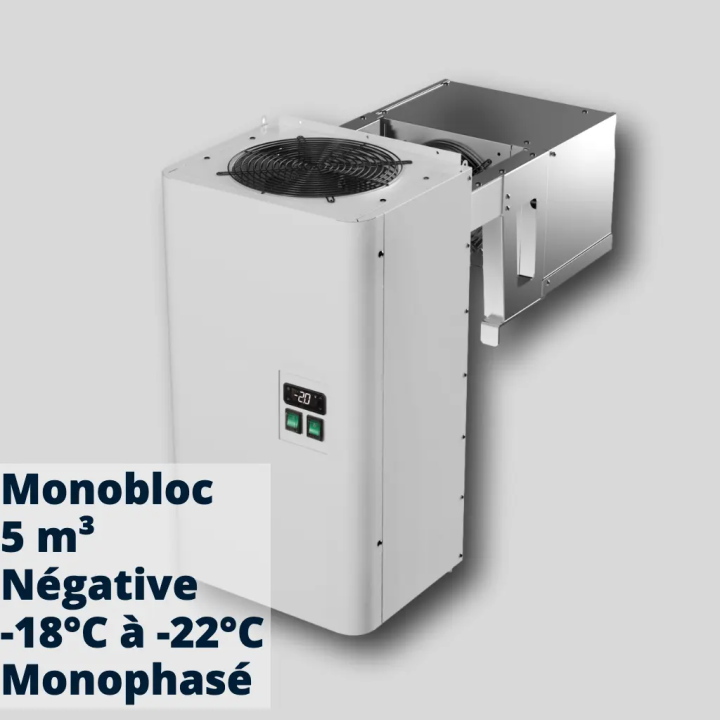 Monobloc Négatif 5m³ | Groupe Froid Congélation -18°C / -25°C