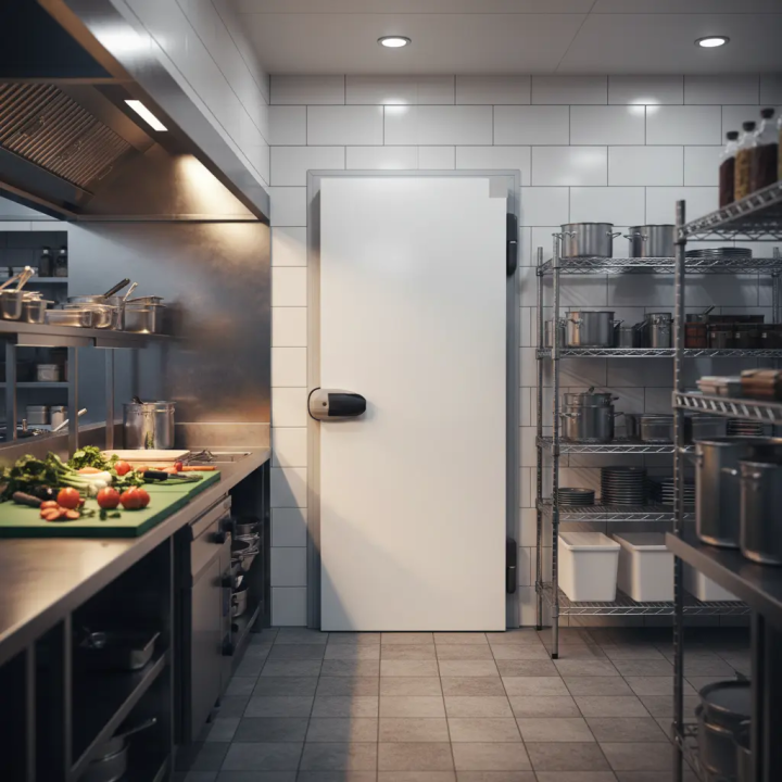 Porte Pivotante Chambre Froide Positive 800x2000 mm 1