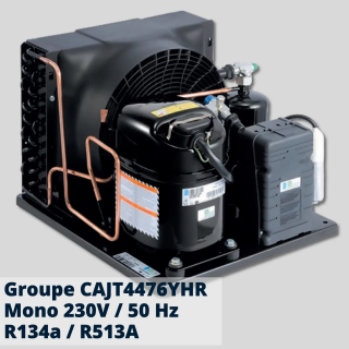 Groupe de condensation Tecumseh CAJT4476YHR-FZ - Mono 220-240V - R134a/R513A