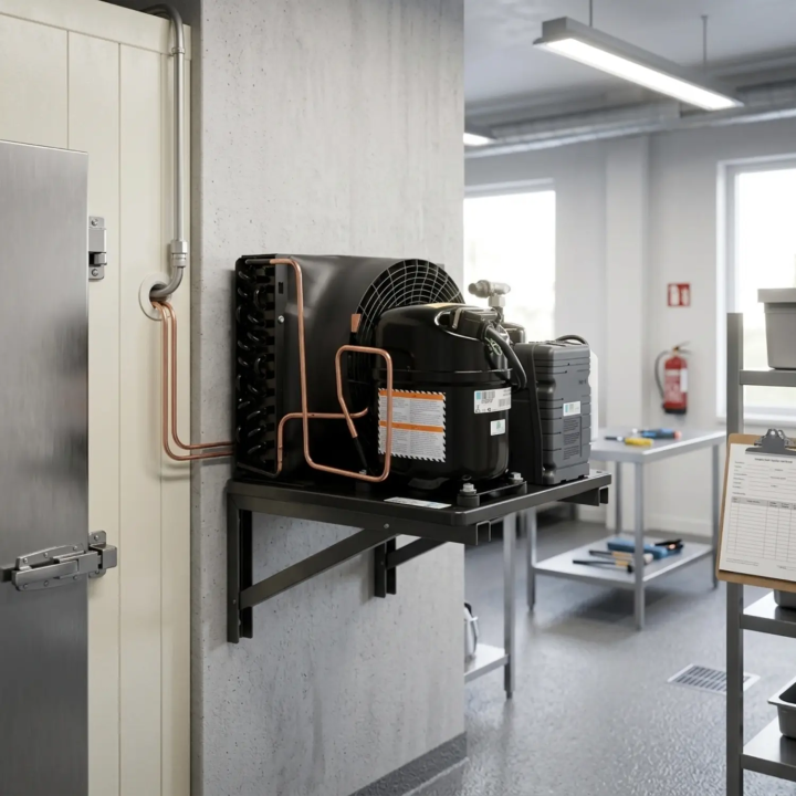 Groupe de condensation Tecumseh CAJT4511YHR-FZ - Mono 220-240V - R134a/R513A 3
