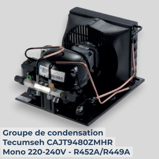 Groupe de condensation Tecumseh CAJT9480ZMHR-FZ - Mono 220-240V - R452A/R449A