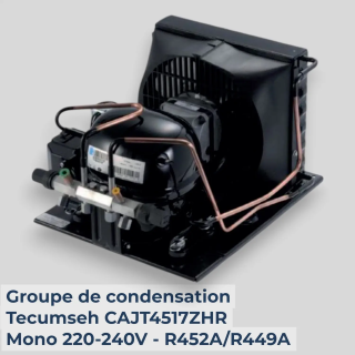 Groupe de condensation Tecumseh CAJT4517ZHR-FZ - Mono 220-240V - R452A/R449A