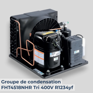Groupe de condensation FHT4518NHR-TX - Tri 400V + Neutre - R1234yf