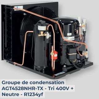 Groupe de condensation AGT4528NHR-TX - Tri 400V + Neutre - R1234yf