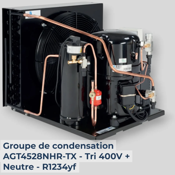 Groupe de condensation AGT4528NHR-TX - Tri 400V + Neutre - R1234yf