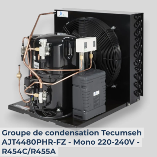 Groupe de condensation Tecumseh AJT4480PHR-FZ - Mono 220-240V - R454C/R455A