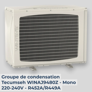 Groupe de condensation Tecumseh WINAJ9480Z - Mono 220-240V - R452A/R449A