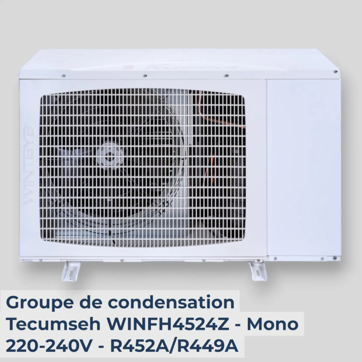 Groupe de condensation Tecumseh WINFH4524Z - Mono 220-240V - R452A/R449A