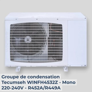 Groupe de condensation Tecumseh WINFH4532Z - Mono 220-240V - R452A/R449A