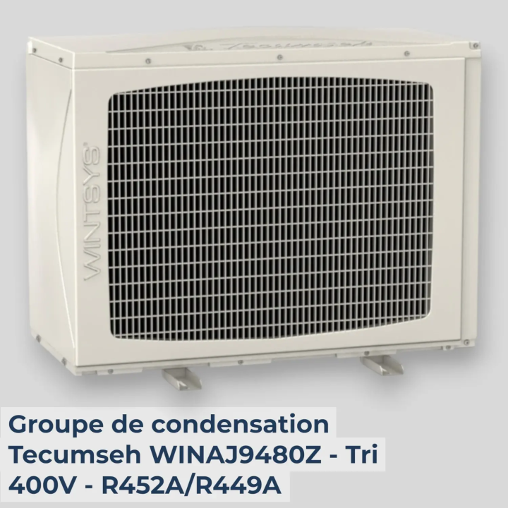 Groupe de condensation Tecumseh WINAJ9480Z - Tri 400V - R452A/R449A