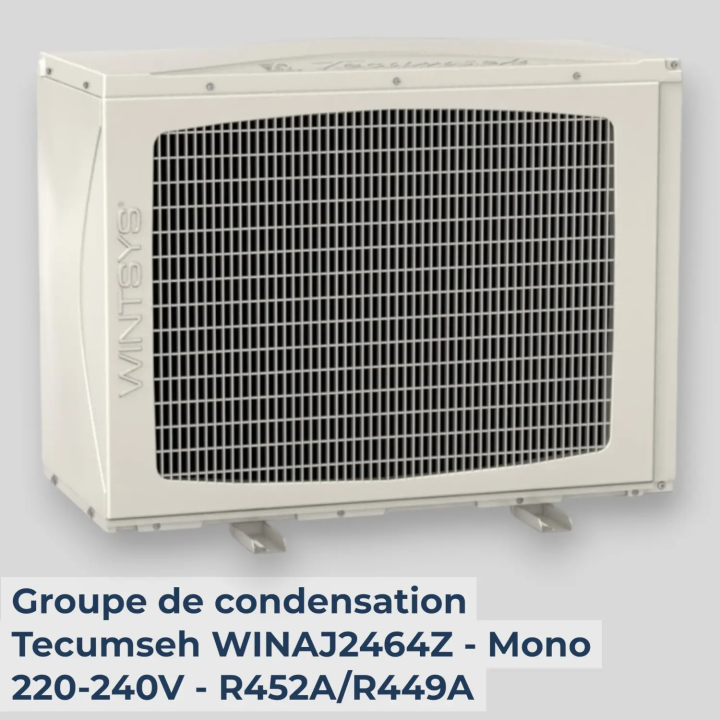 Groupe de condensation Tecumseh WINAJ2464Z - Mono 220-240V - R452A/R449A
