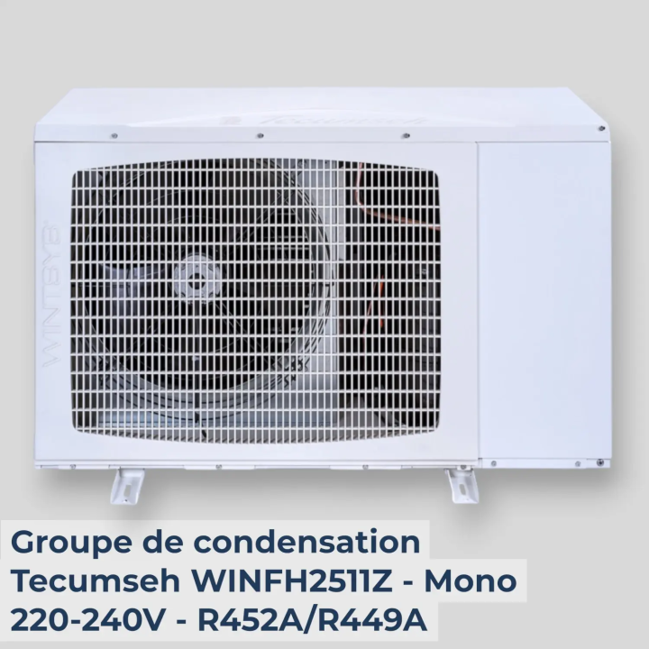 Groupe de condensation Tecumseh WINFH2511Z - Mono 220-240V - R452A/R449A