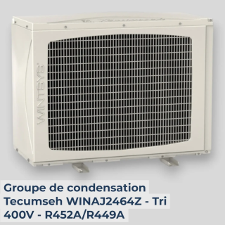 Groupe de condensation Tecumseh WINAJ2464Z - Tri 400V - R452A/R449A