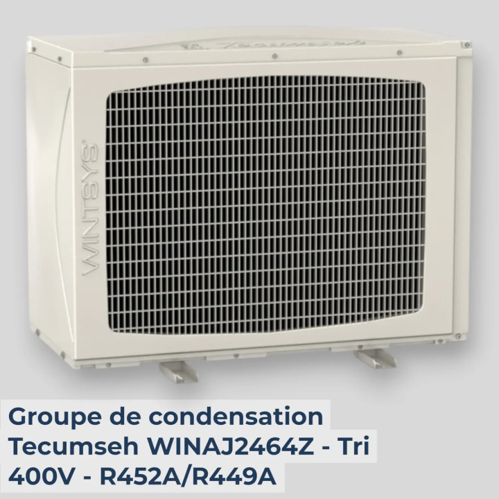 Groupe de condensation Tecumseh WINAJ2464Z - Tri 400V - R452A/R449A