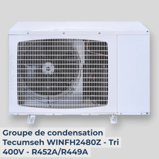 Groupe de condensation Tecumseh WINFH2480Z - Tri 400V - R452A/R449A