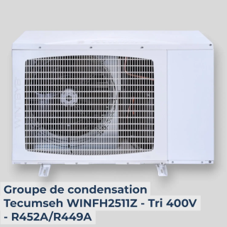Groupe de condensation Tecumseh WINFH2511Z - Tri 400V - R452A/R449A
