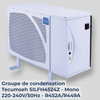 Groupe de condensation Tecumseh SILFH4524Z - Mono 220-240V/50Hz - R452A/R449A