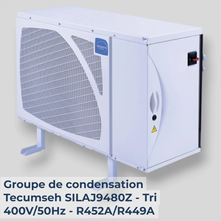 Groupe de condensation Tecumseh SILAJ9480Z - Tri 400V/50Hz - R452A/R449A