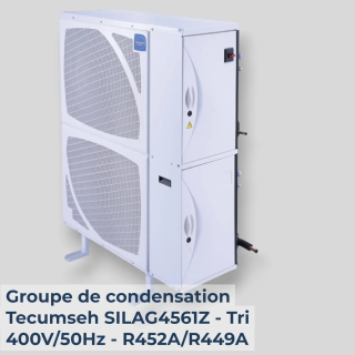 Groupe de condensation Tecumseh SILAG4561Z - Tri 400V/50Hz - R452A/R449A