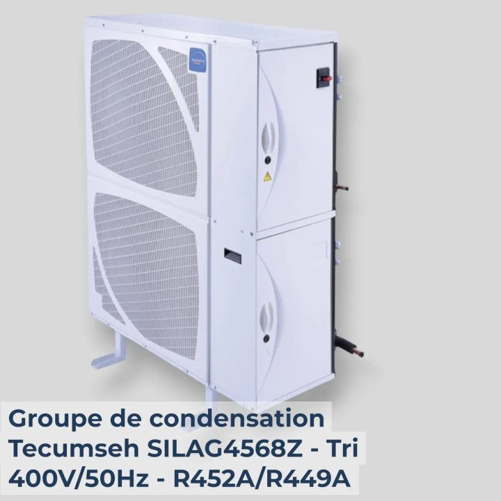 Groupe de condensation Tecumseh SILAG4568Z - Tri 400V/50Hz - R452A/R449A