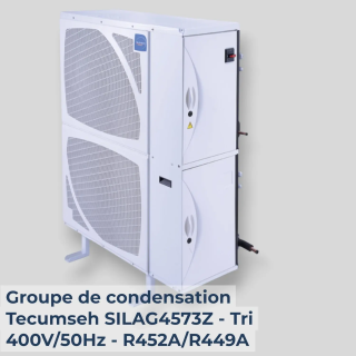 Groupe de condensation Tecumseh SILAG4573Z - Tri 400V/50Hz - R452A/R449A