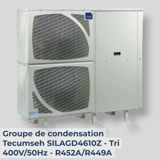 Groupe de condensation Tecumseh SILAGD4610Z - Tri 400V/50Hz - R452A/R449A