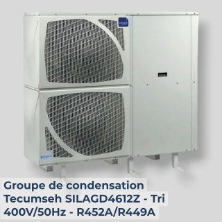 Groupe de condensation Tecumseh SILAGD4612Z - Tri 400V/50Hz - R452A/R449A