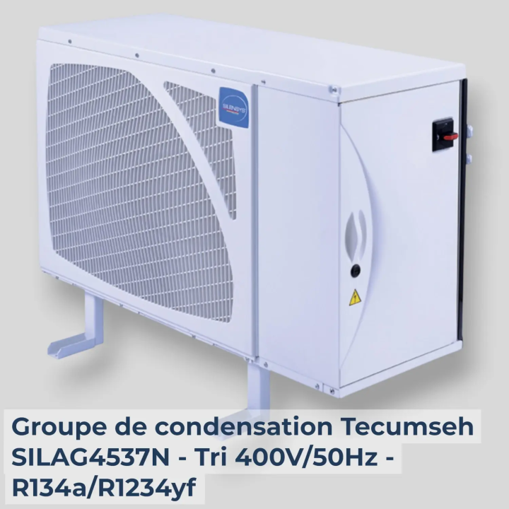 Groupe de condensation Tecumseh SILAG4537N - Tri 400V/50Hz - R134a/R1234yf
