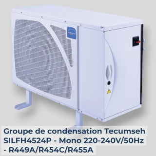 Groupe de condensation Tecumseh SILFH4524P - Mono 220-240V/50Hz - R449A/R454C/R455A