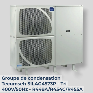 Groupe de condensation Tecumseh SILAG4573P - Tri 400V/50Hz - R449A/R454C/R455A